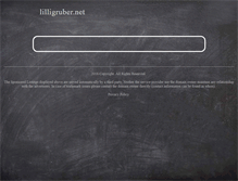 Tablet Screenshot of lilligruber.net
